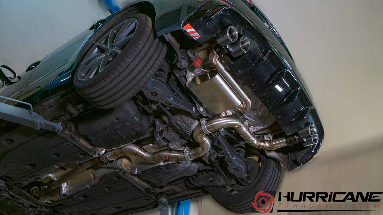 Hurricane 3,5" Abgasanlage für Audi S3 8V 310PS FL Limo