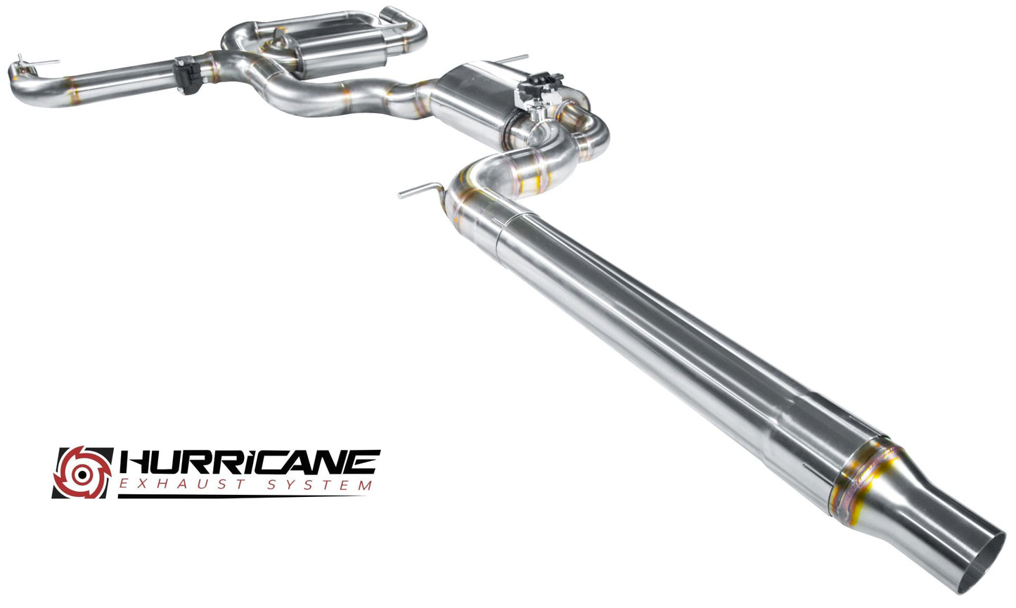 Hurricane 3,5" Abgasanlage für VW Scirocco III / R 2.0 TSI 265-280PS V3
