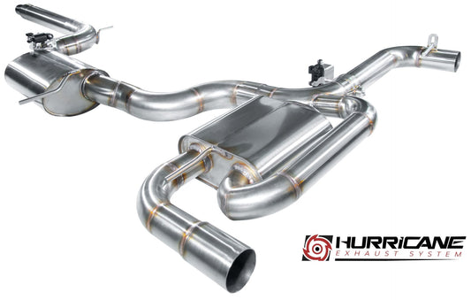 Hurricane 3,5" Abgasanlage für VW Scirocco III 2.0 TSI 200 -220ps V3